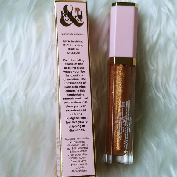 Too Faced Rich & Dazzling Sparkling Lip Gloss - Picture 12 of 14